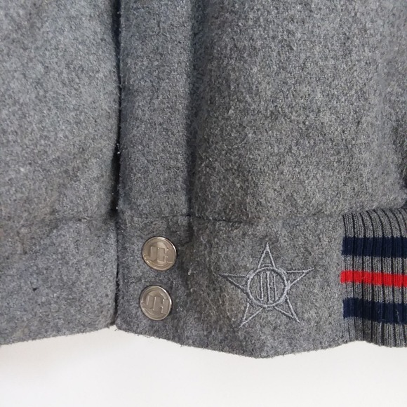 St. Louis Cardinals MLB Reversible Melton Jacket XL JH Design Heathered Gray‎ - Picture 7 of 16